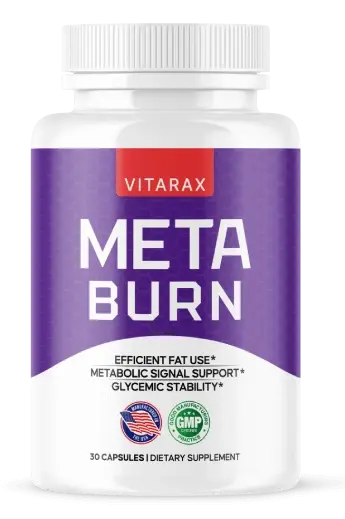 Meta Burn natural weight loss supplement bottle for healthy metabolism support