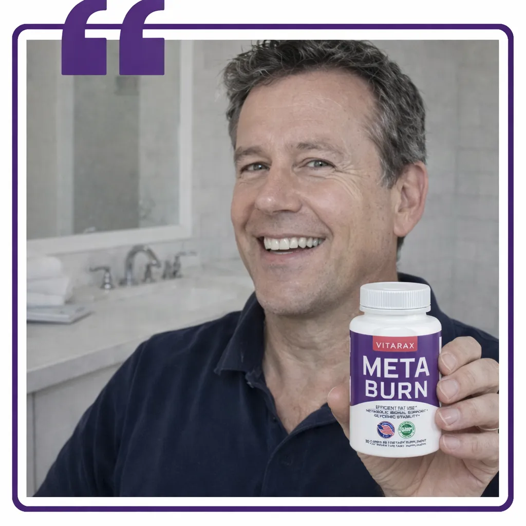 Happy Meta Burn user sharing healthy weight management experience